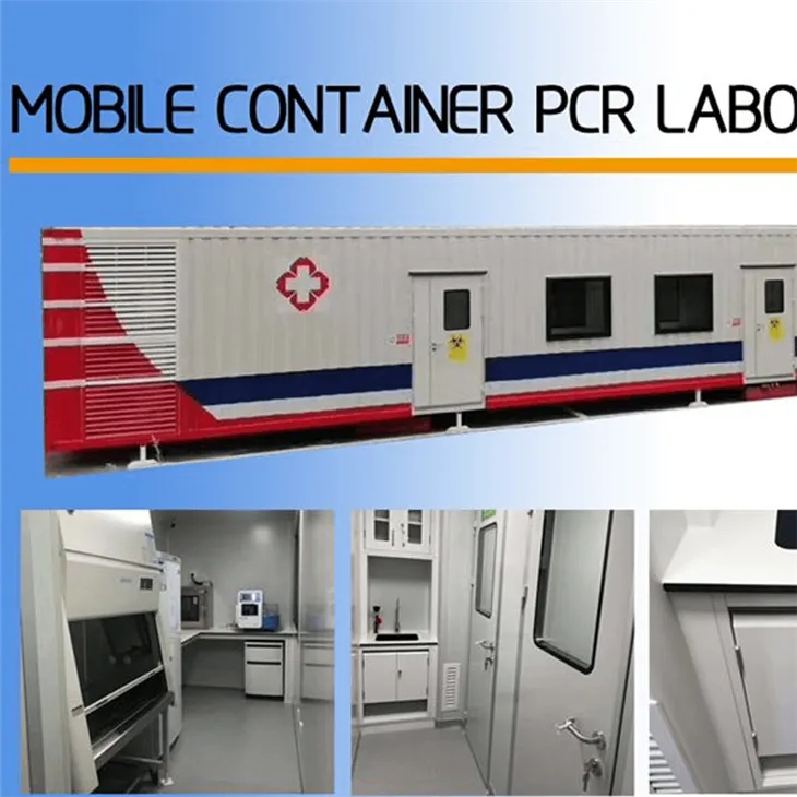 PCR Mobile Laboratory Container Polimerase Reação em cadeia
