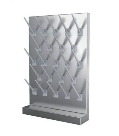 Rack de secagem de vidro de laboratório